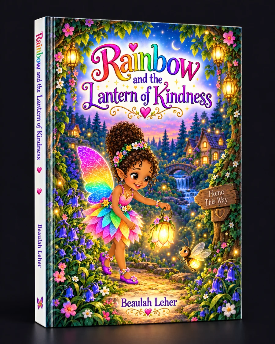 Concept cover for Rainbow and the Lantern of Kindness